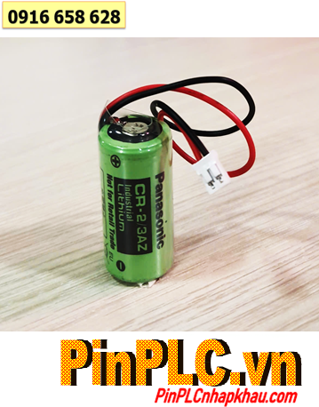 Panasonic CR2/3AZ, Pin nuôi nguồn PLC Panasonic CR2/3AZ lithium 3v 1600mAh, Xuất xứ NHẬT